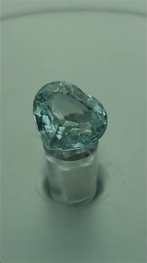 Natural Heart Shape Aquamarine Gemstone #gemquality #gems #gemstone #gemsnjewellery