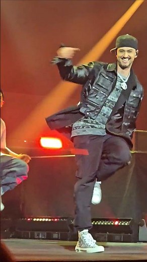 Trackin en live par Billy Crawford à I Gotta Feeling la tournée à Strasbourg 2024
