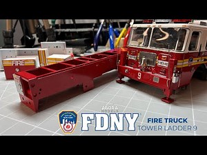 Build the FDNY Ladder 9 Fire Truck 1:24 Scale - Pack 5 - Stages 31-37