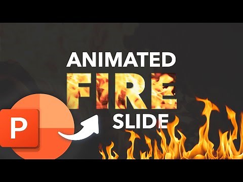 🔥 Animated FIRE Presentation 🔥 EASY PowerPoint Tutorial