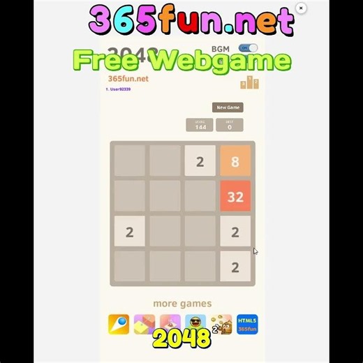 2048 #flash #games #html5 #gaming #webgl #gameplay