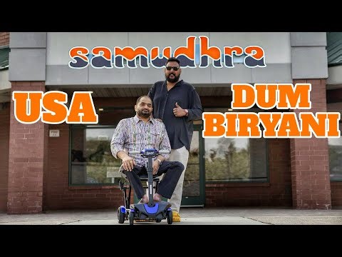 BIRYANI in USA | Samudhra Premium restaurant | Mutton Chicken Biryani | Street Byte | Silly Monks