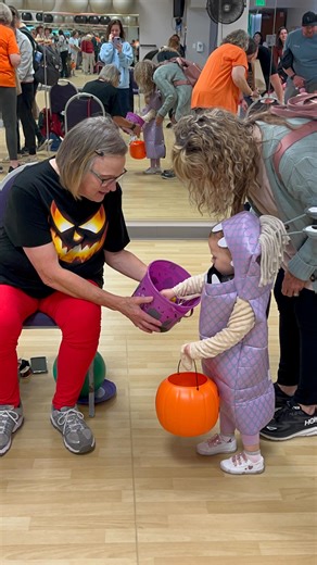 🎃 Spooky good fun at the CC! When our Busy Bees 🐝 and Silver Sneakers 👟 come together, you know it’s going to be smiles, laughter, and plenty of candy! 🍬 There’s something for all ages here — from tots to seniors, we love seeing our community shine! 💛#cabotparks #communitycenter #cc #communitystrong #ccstrong #silversneakers #parentchild #halloween #trickortreat | Cabot Community Center