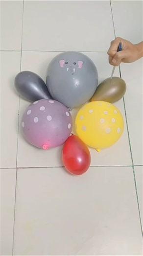 Ultimate Rainbow Balloon Burst 💥 Mesmerizing Water Splash in Slow Motion! #shorts #balloon #popping