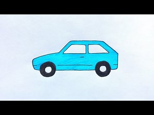 How To Draw A Car Step By Step | Easy Car Drawing Tutorial For Beginners