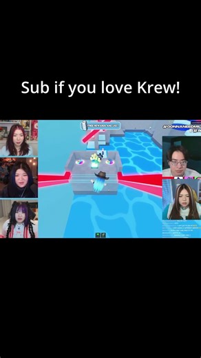 Funneh keeps dying in Roblox Teamwork Obby 😭 #itsfunneh #krew #roblox