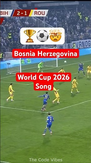 Bosnia and Herzegovina World Cup 2026 Song 🇧🇦⚽ #bosnia