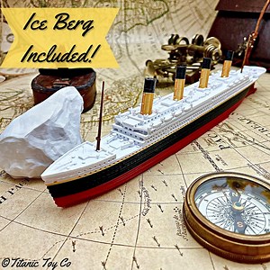 12” RMS Titanic Model, Titanic Toy, Titanic Cake Topper, Titanic Ornament, Unsinkable Titanic Gift, Titanic Necklace, Toy Boat, Toy Ship - Etsy