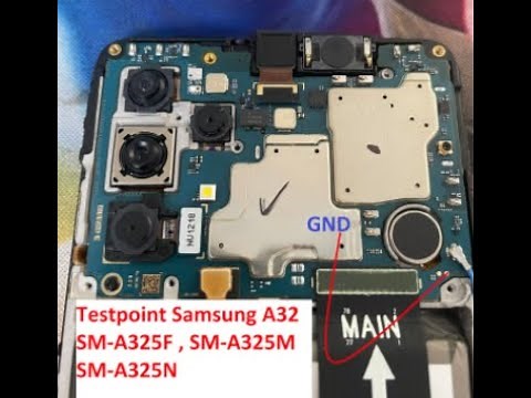 SAMSUNG A32 (A325F A325F/DS A325M) FRP REMOVE TEST POINTS WITH CM2