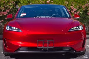 Tesla Model 3 Front License Plate Mount - "Quick Bandit"