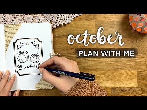Plan With Me | 2023 October Bullet Journal Setup