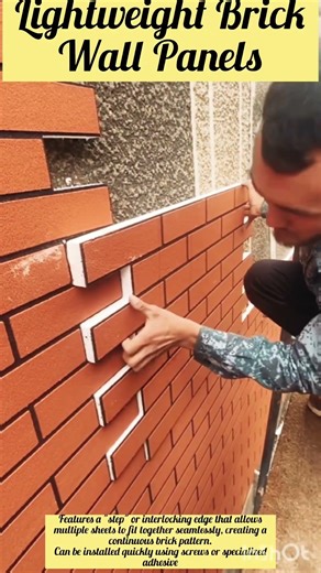 Lightweight Brick Wall Panels