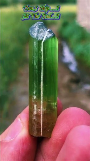 Natural Green Tourmaline Crystal from Afghanistan | Real & Untreated natural