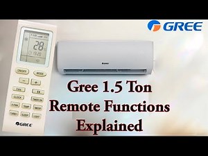GREE AC Remote Functions Explained (Complete Settings & Review)