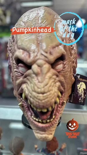 PUMPKINHEAD Trick or Treat Studios is proud to present the officially licensed, Pumpkinhead Mask from Stan Winston’s amazing thriller Pumpkinhead. This mask is sculpted meticulously, including every detail of Pumpkinhead, and it is perfectly scaled for fit and proportion.Shop in store or online#pumpkinhead #pumpkinheadmovie #horror #oldschoolhorror #trickortreatstudios #tots #latexmask #shoplocal #supportsmallbusiness #maskoftheday #screamerscostumes | Screamers Costumes