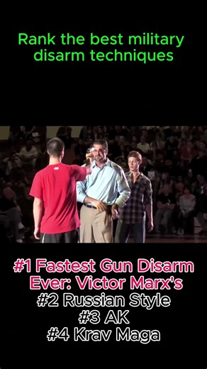 Rank the best military disarm techniques