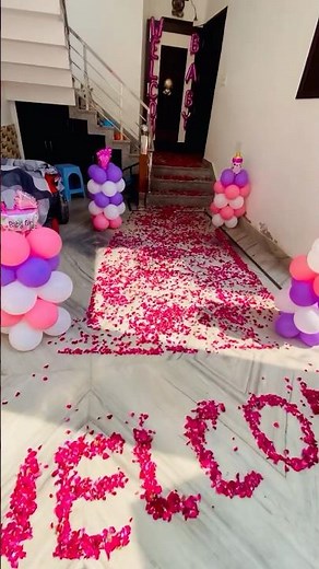 Welcome baby decoration at home,welcome baby girl decoration ideas,welcome baby girl at home