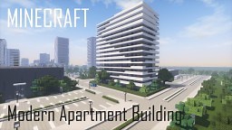 Modern Apartment Building 8 (full interior) Minecraft Map