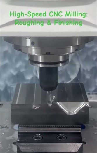 These cuts are so smooth #cncmachining #engineering #manufacturing #milling #machinist