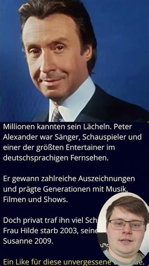 Peter Alexander König der Unterhaltung