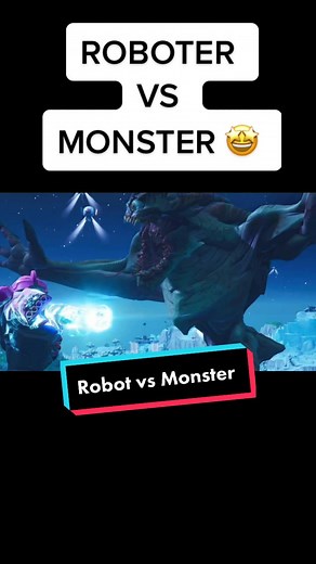 Epic Robot vs Monster Battle in Fortnite Event!