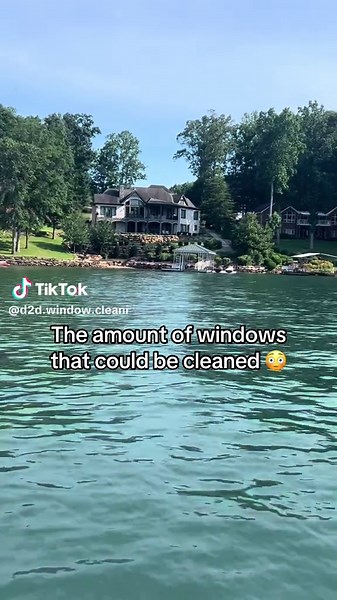 Windows on the lake. #windowcleanerthoughts