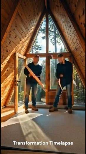 From Rotten Cabin to Luxury Retreat | Transformation Timelapse