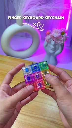 Discover the Innovative Finger Keyboard Keychain