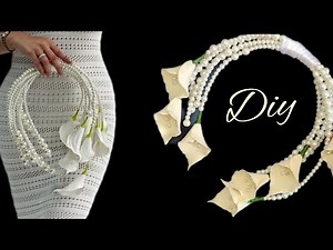 ✅ DIY Pearl Hoop Bridal Bouquet | Elegant Wedding Trend 2025