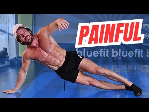 8 Minute Core Workout: Easy & Hard Variations (Follow Along)