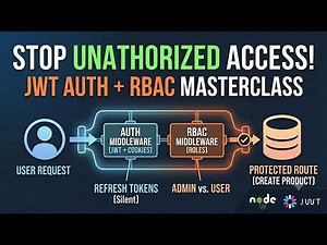 Complete RBAC & JWT Auth System: Access & Refresh Tokens + Cookies in Node.js