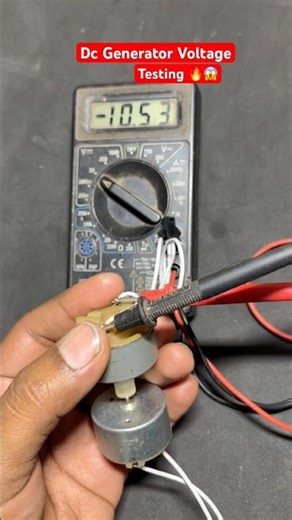 Turning DC Motor into Power Generator 😱Free Electricity from DC Motor? ⚡ Test Results! #shorts