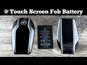BMW Touch Screen Key Fob Battery Replacement - How To Replace Change Rechargeable Remote Batteries