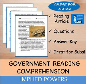 Implied Powers - Reading Comprehension Passage & Questions
