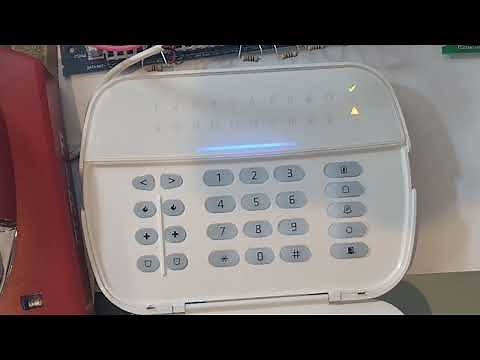 cómo configurar panel DSC teclado HS2LED