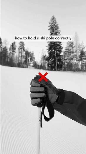 How To Hold A Ski Pole Correctly