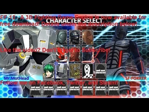 EF-12 - A 3D Fighting Game engine released! (English Version) Download.