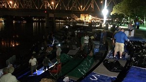 Locals stake out their spots early for WEBN Fireworks