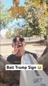 Bait Trump Sign Prank 😂 #Pranks #JoeySalads #ViralVideos
