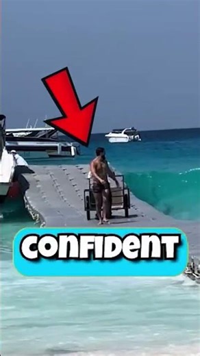 Wave Pool Humbled Him Instantly 🌊💀 #shorts