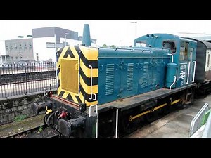 BR Class 03 diesel shunting locomotive at Paignton, Devon, England, UK.