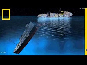 Titanic sinking animation