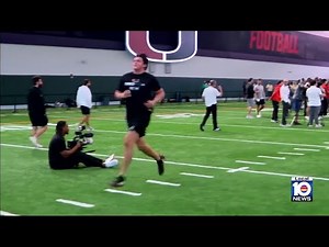 Miami Hurricanes host pro day ahead of NFL Draft