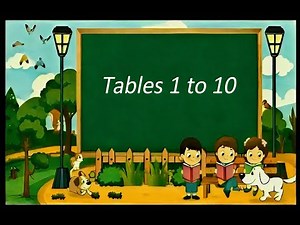 📘 Tables 1 to 10 | Multiplication Tables 1–10 | Learn Maths Easily for Kids