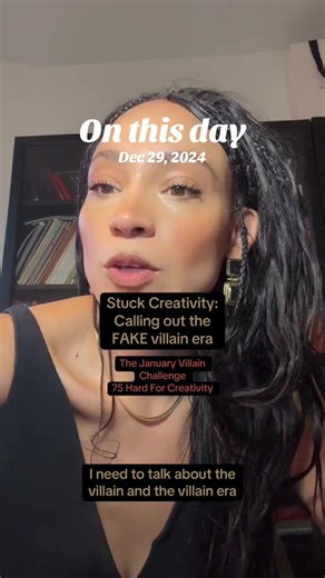#onthisday The Villain Challenge -- 75 Hard for Creativity. Runs throughout the year. A 30 day challenge for Creative devotion. face you most citange block: you. Daily Rules: 💡Daily Workout: 45 min 💡Daily Plotting: 45 mins on creative work 💡Villain Journaling: in the voice of your villain 💡Villain Lair: Maintain an clean creative Space 💡Villain Purification: Pick a vice, abstain. 💡Daily Meditation: 10 mins #rebrand #winterarc 75 hard results transformation devotion spirituality #fypシ