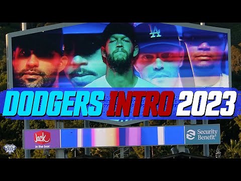 Dodgers 2023 Stadium Intro, Starting Lineups, Opening Day 2023, Dodgers Take the Field