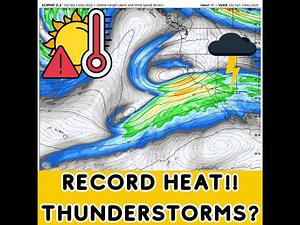 Pacific NW Weather: Record Heat, Thunderstorms!