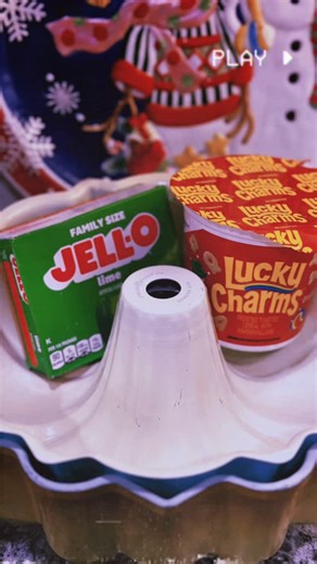 ✨🎄 “Is this the jello mold?” 🎄✨ I made Aunt Bethany’s famous lime @jello mold from the movie Christmas Vacation—but don’t worry… this year I swapped the Meow Mix for @luckycharms shapes 😂💚🍀 A little festive chaos never hurt anyone! What’s your favorite part of this iconic Christmas movie? The squirrel scene? The lights? Eddie’s RV? Tell me! 👇 #ChristmasVacation #AuntBethany #JelloMold #HolidayReels #RetroChristmas #NostalgicChristmas #ClarkGriswold #HolidayBaking #ChristmasMovieNight #Funn