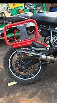 Exhaust on Himalayan 450 😱😱 || Akrapovic Exhaust || #akrapovic #himalayan450 #modified