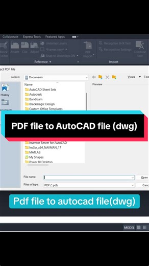 Convert PDF to AutoCAD DWG Easily